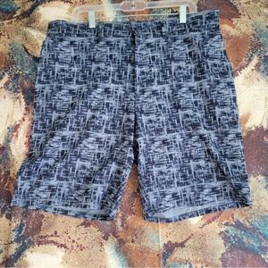 Mens Haggar In Motion Comfort Tech Shorts Size 36 Elastane